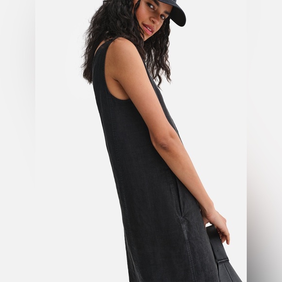 Linen Tank Center Seam Dress - Picture 2 of 8